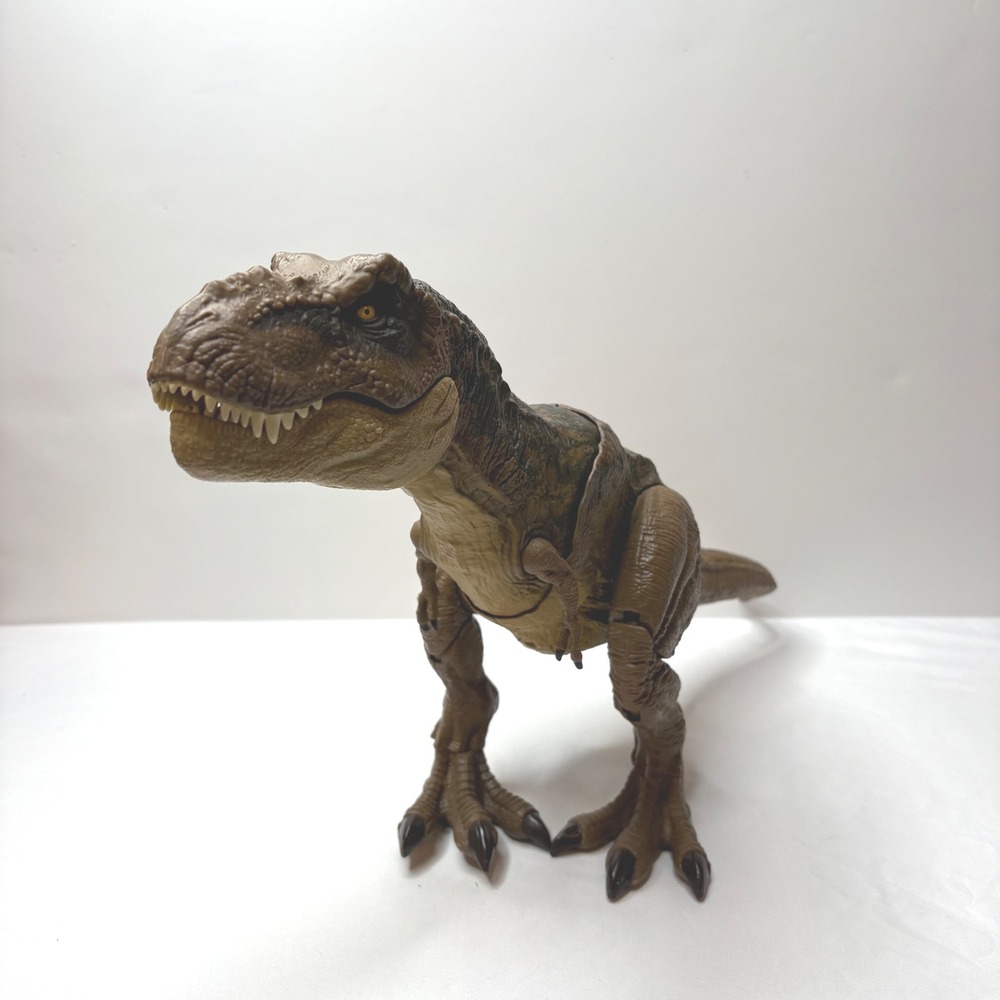 Mattel Jurassic World Stomp 'n Escape T-Rex GWD67 Tested and Works